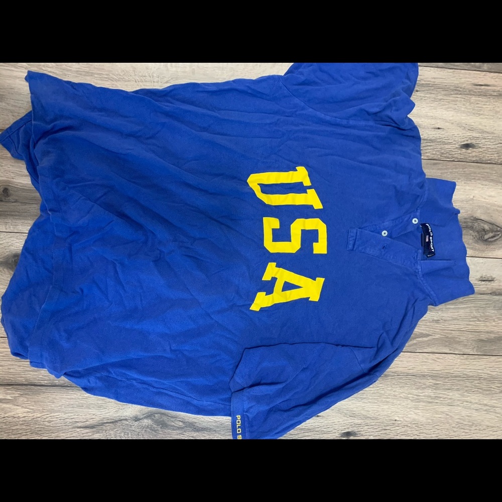 Vintage polo Ralph Lauren U.S.A shirt. Size xxl